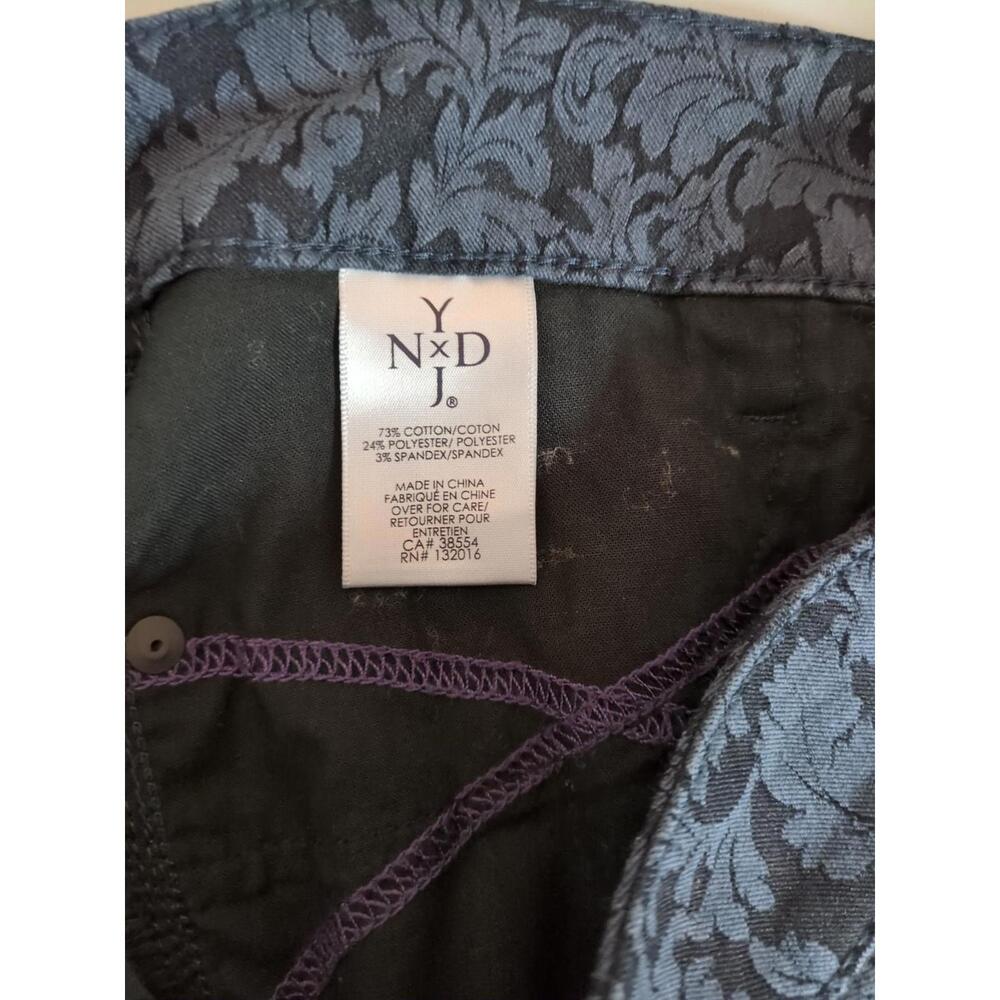 NYDJ Jeans Womens 4P Petite Moody Floral Print Legging Elegant Classic Timeless - Picture 8 of 11